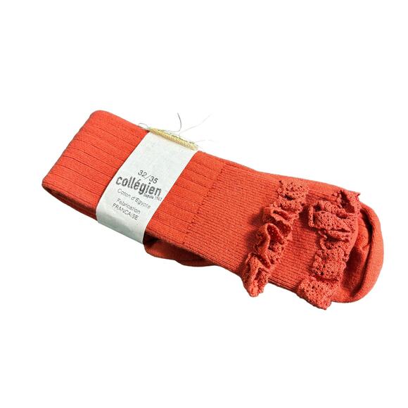 NEW! Collegien Orange Socks - Picture 1 of 6